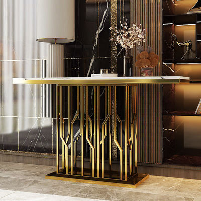 comprar 120cm de longitud de mármol estrecho de la consola de entrada de la mesa con acabado brillante online manufacture