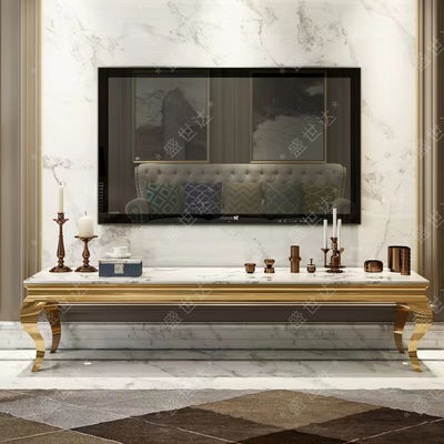 comprar Acero inoxidable Moderno TV gabinete Consola mesas de café 2M online manufacture