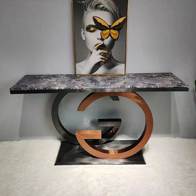 comprar Cuadro de acero brillante Consola de entrada Mesa rectangular Alturas 78cm online manufacture