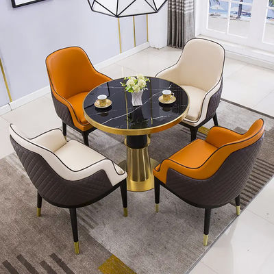 comprar Acero inoxidable de estilo moderno mesa redonda de negociación de hotel de mármol online manufacture