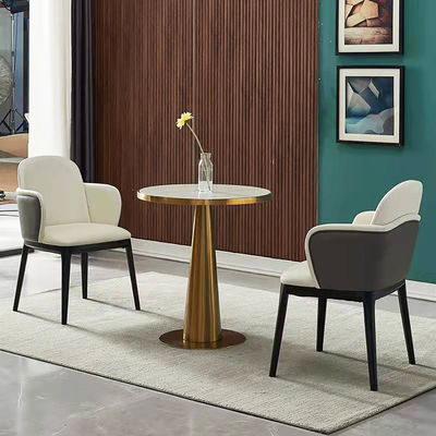 comprar Tabla de negociación de mármol redonda moderna para hoteles y cafeterías online manufacture