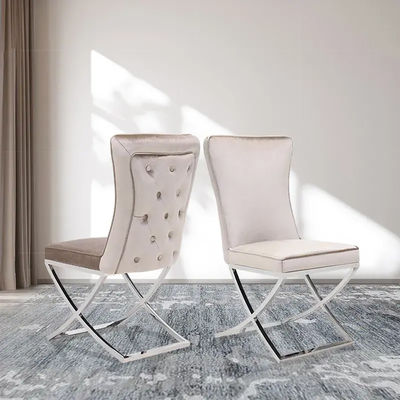 comprar Moderno diseño de terciopelo tapizado silla de muebles de comedor online manufacture